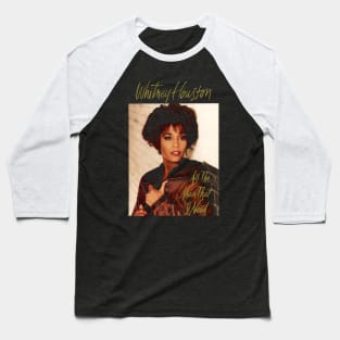 Whitney Houston Vintage Baseball T-Shirt